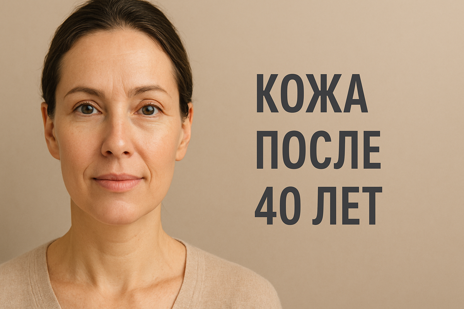 Кожа после 40